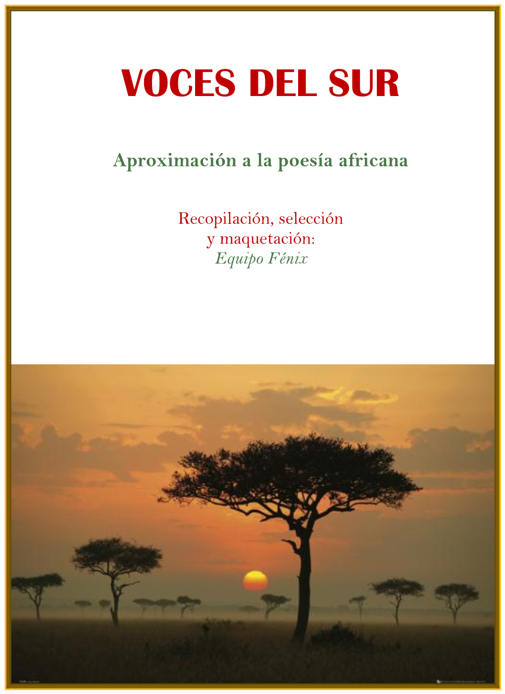 Antología De Poetas Africanos