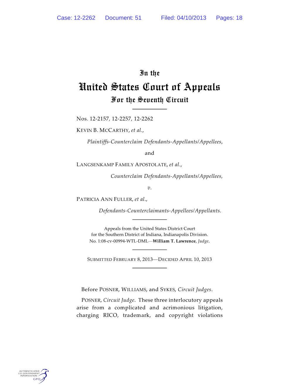 United States Court of Appeals for the Seventh Circuit