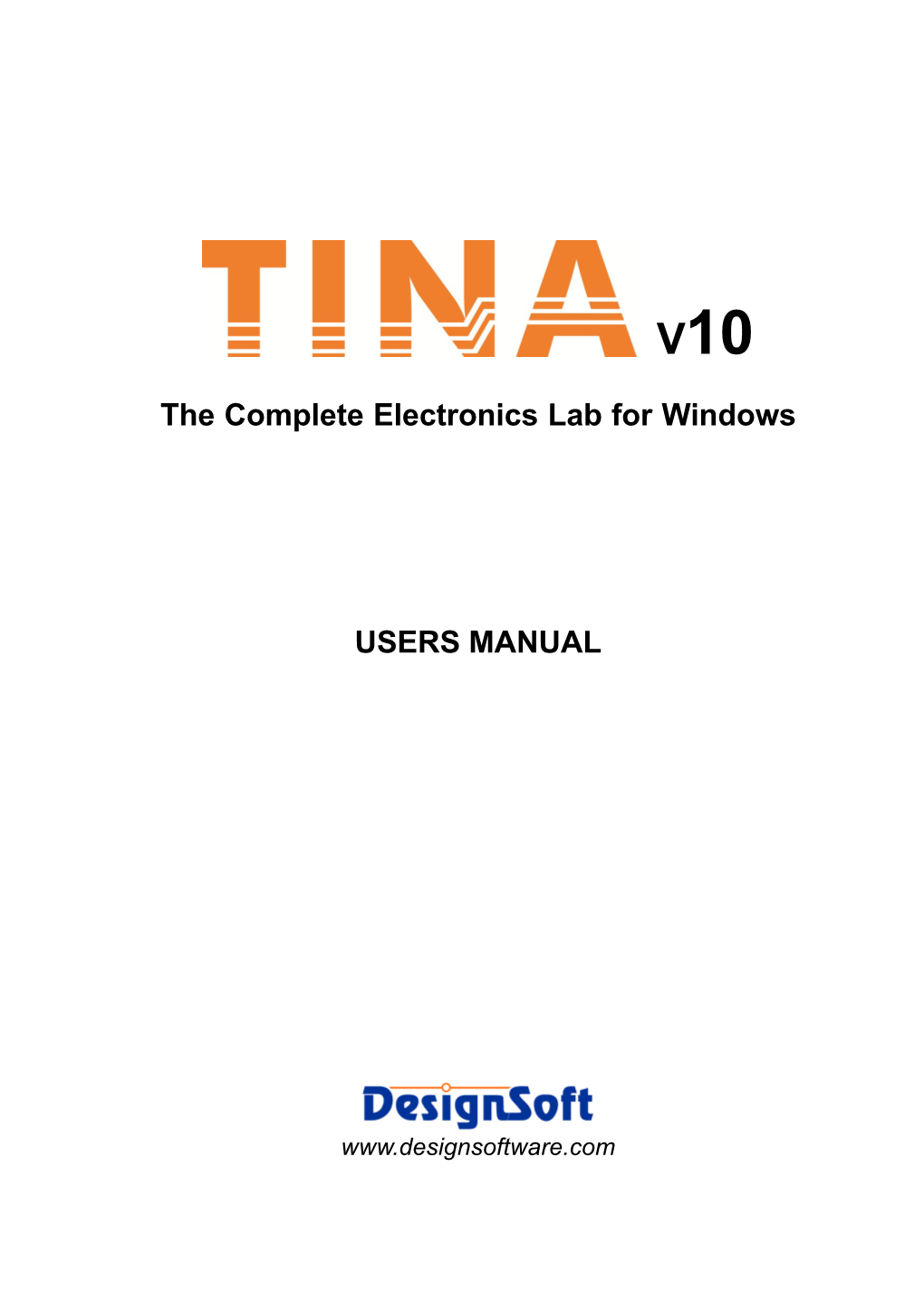 The Complete Electronics Lab for Windows USERS MANUAL