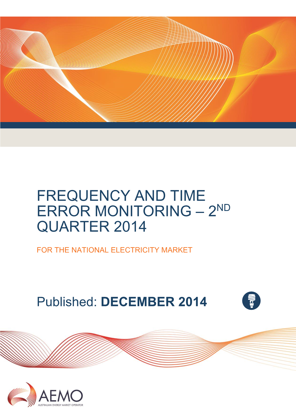 Frequency and Time Error Monitoring – 2 Quarter 2014