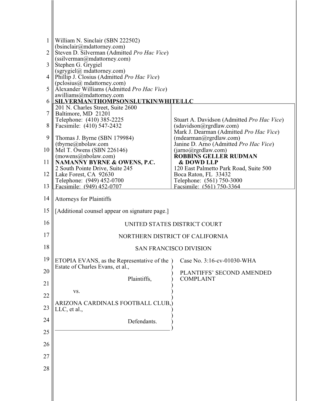 Amended Complaint and In