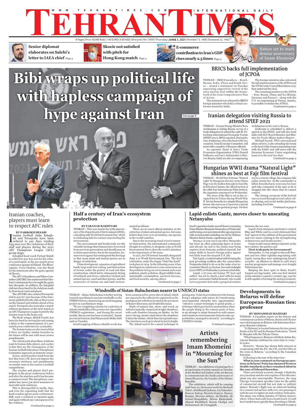 Bibi Wraps up Political Life with Hapless Campaign of Hype Against Iran