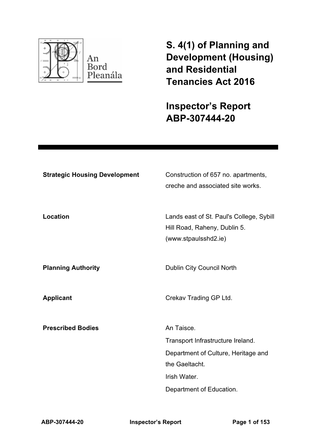 And Residential Tenancies Act 2016 Inspector's