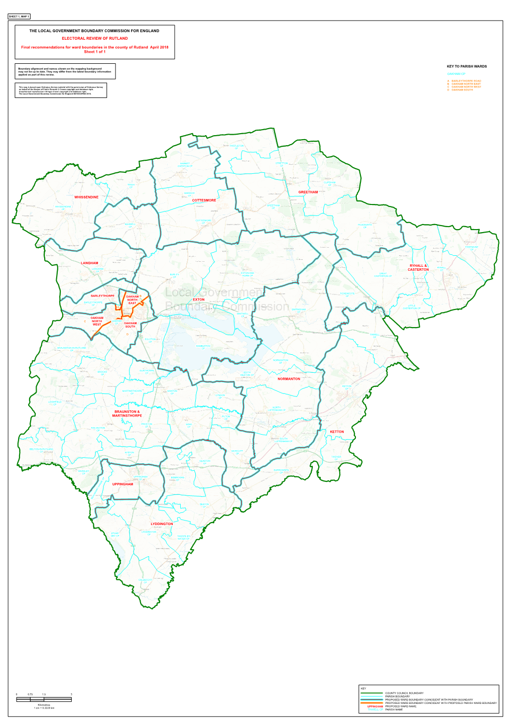 Rutland Parish and Ward Boundary