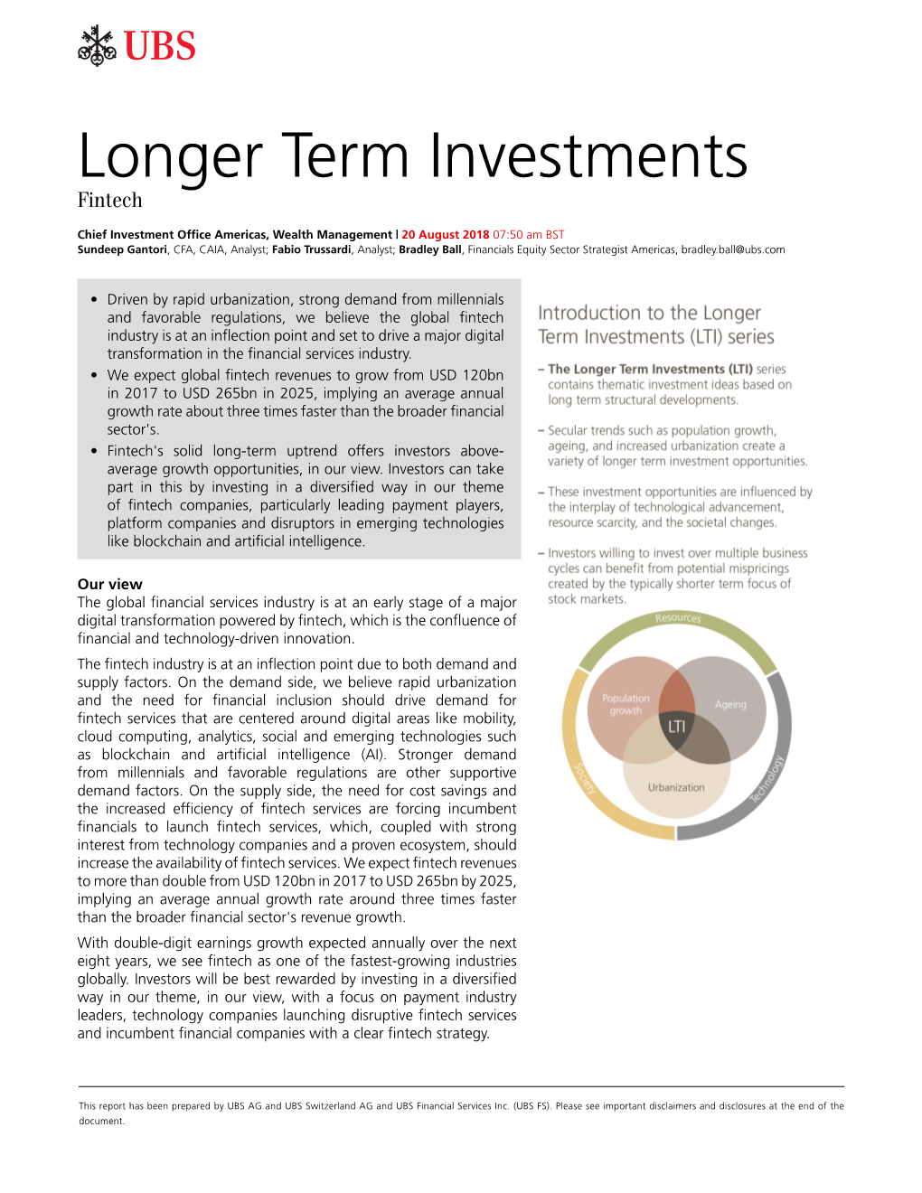 Longer Term Investments Fintech