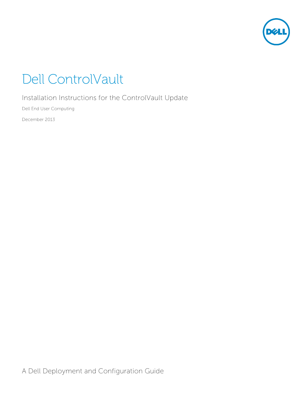 Dell Controlvault