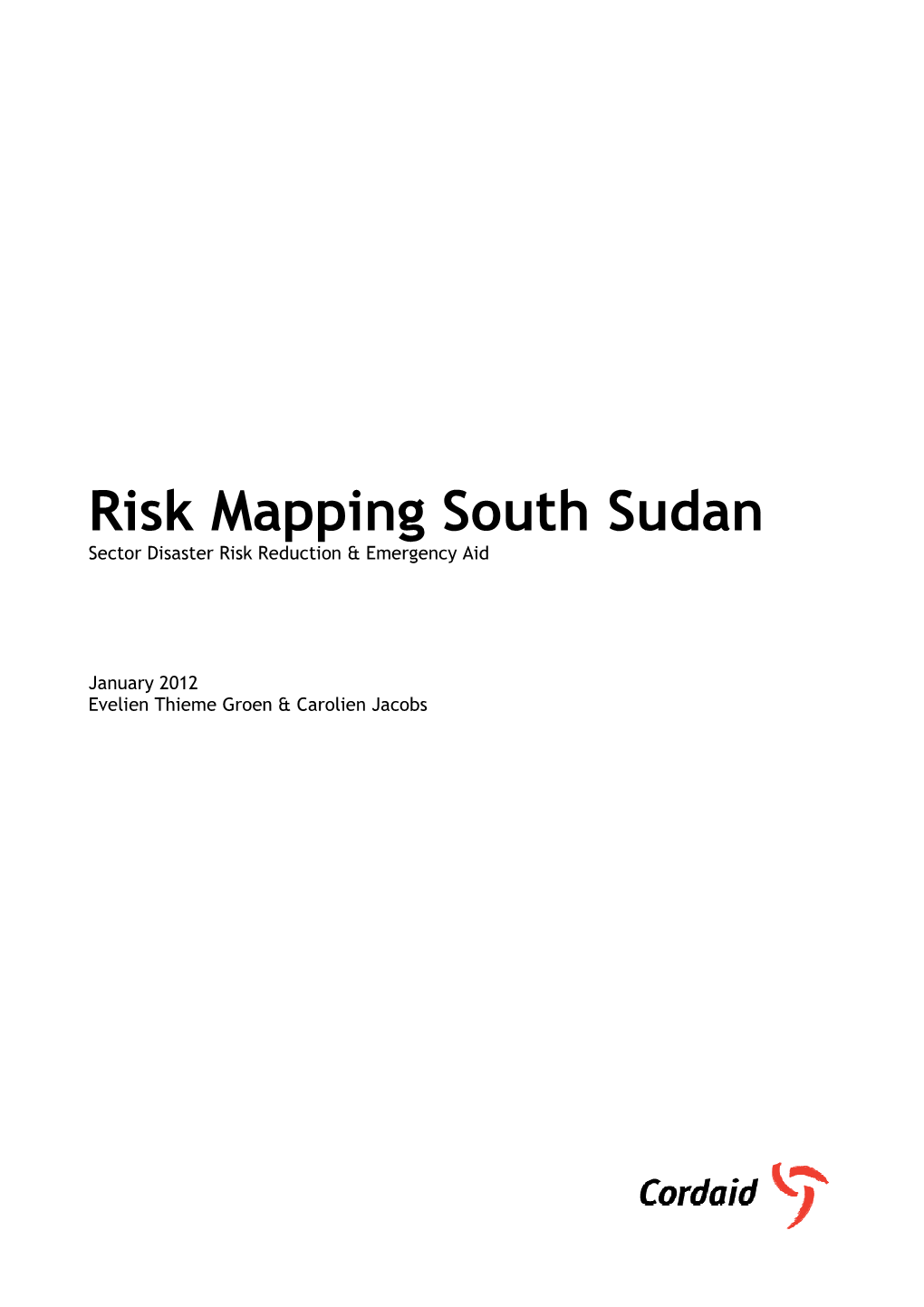 South Sudan Risk Mapping 20120130
