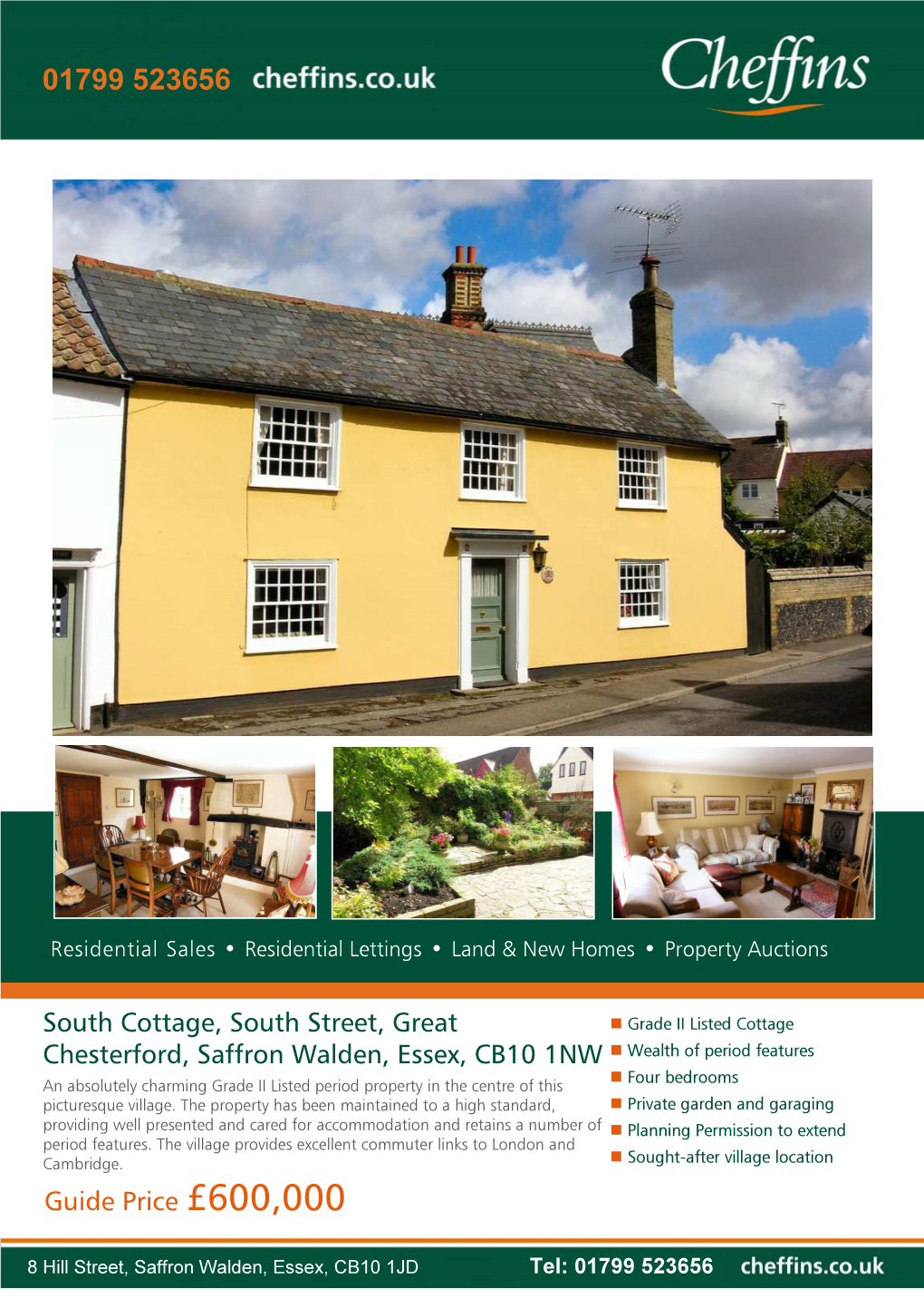 South Cottage, South Street, Great Chesterford, Saffron Walden, Essex