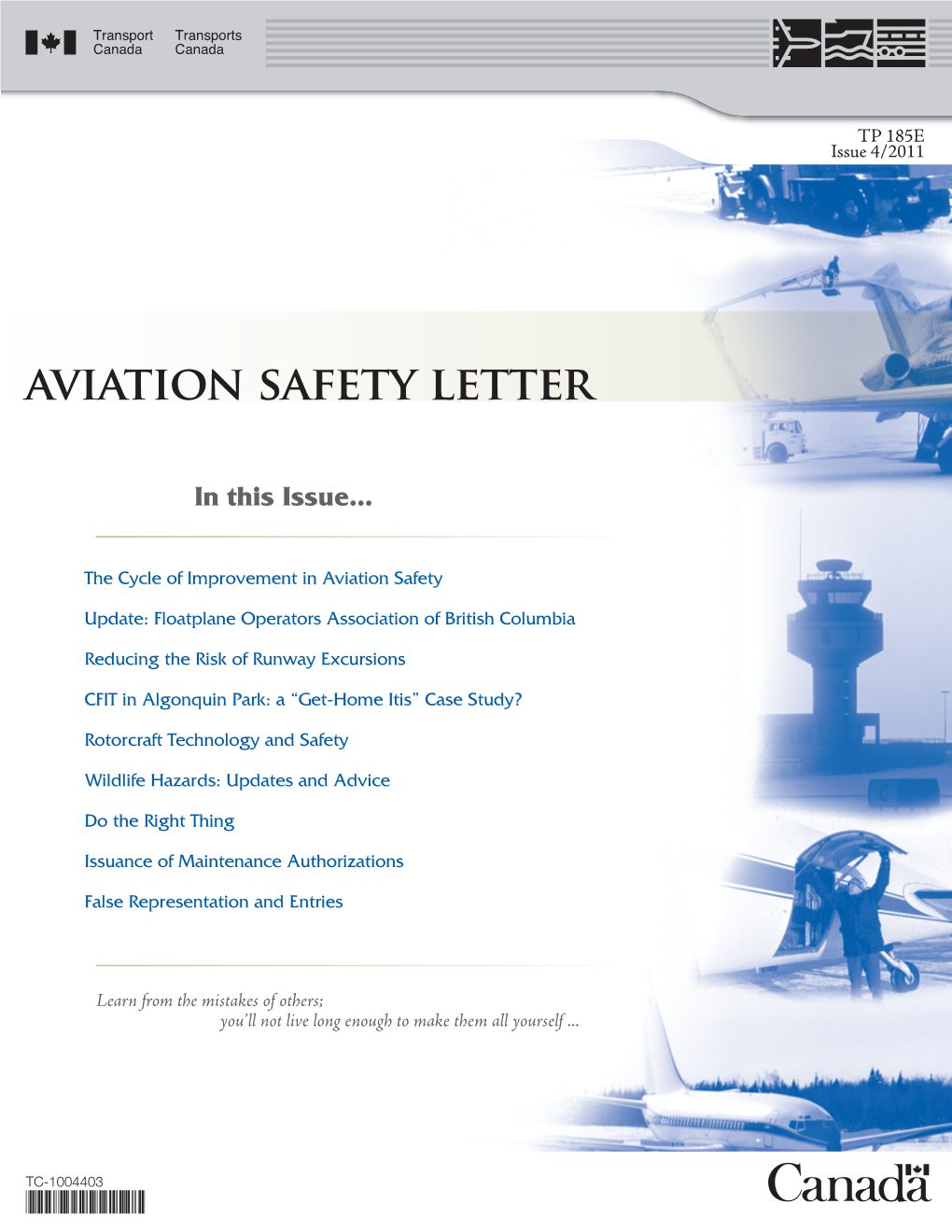 Aviation Safety Letter