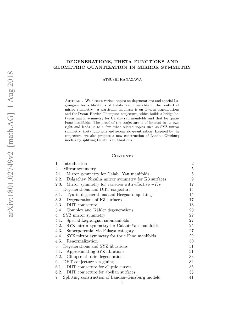 Degenerations and Lagrangian Fibrations of Calabi-Yau Manifolds