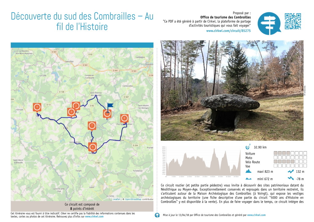 Découverte Du Sud Des Combrailles – Au Fil De L'histoire