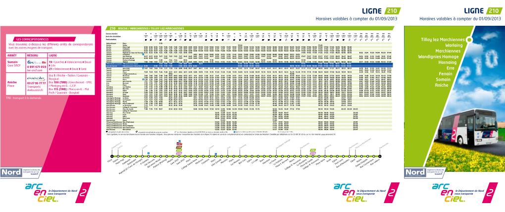 Ligne Ligne Horaires Valables À Compter Du 01/09/2013 Horaires Valables À Compter Du 01/09/2013