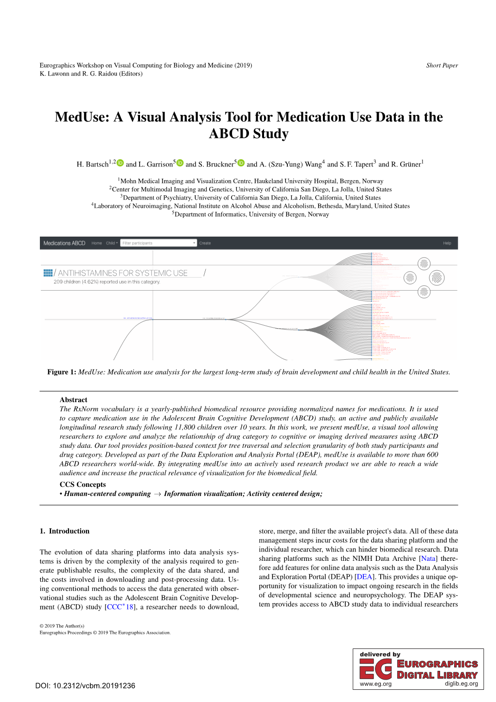 A Visual Analysis Tool for Medication Use Data in the ABCD Study