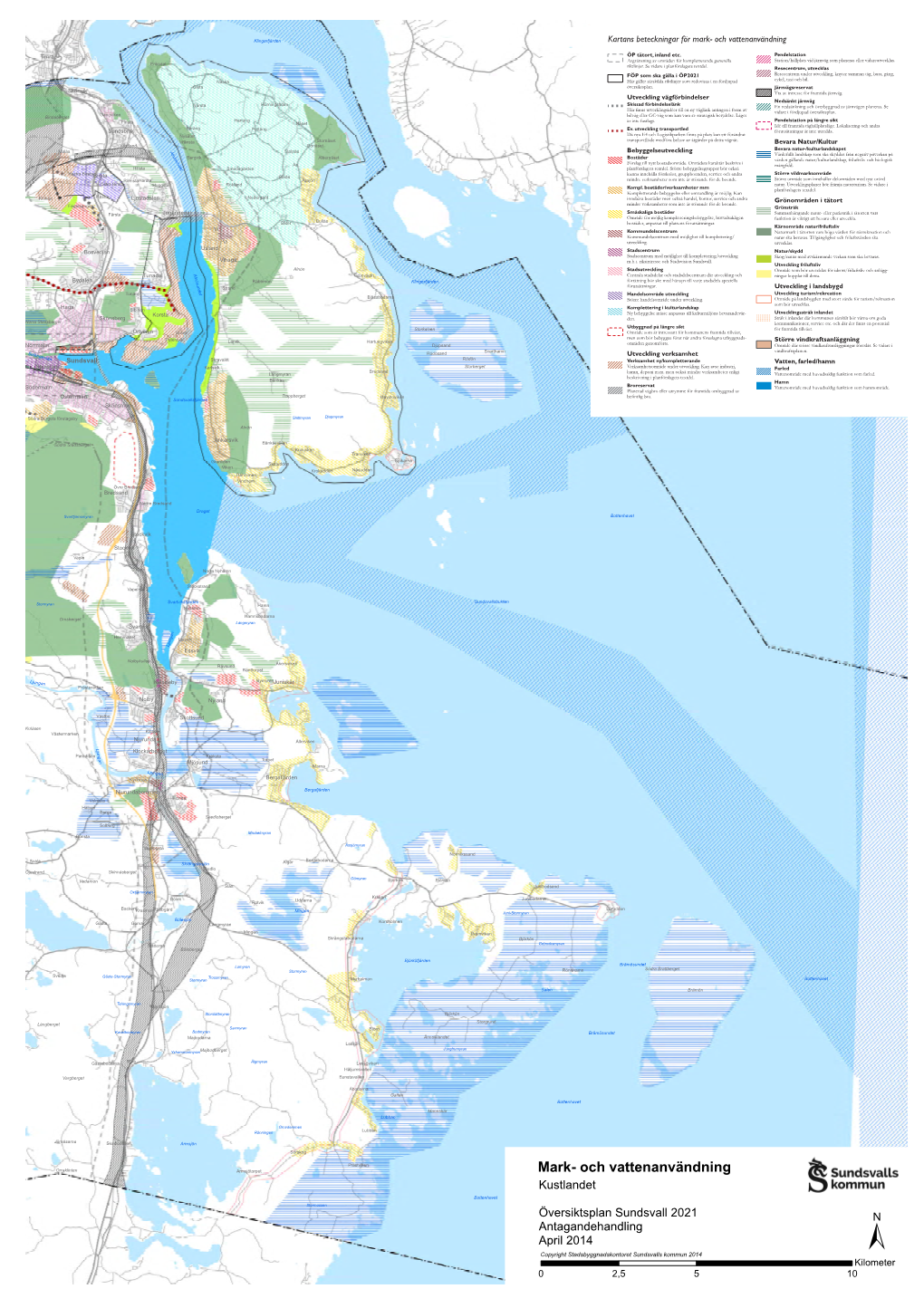 A1-Karta Markanv Kustlandet ÖP2021 140410