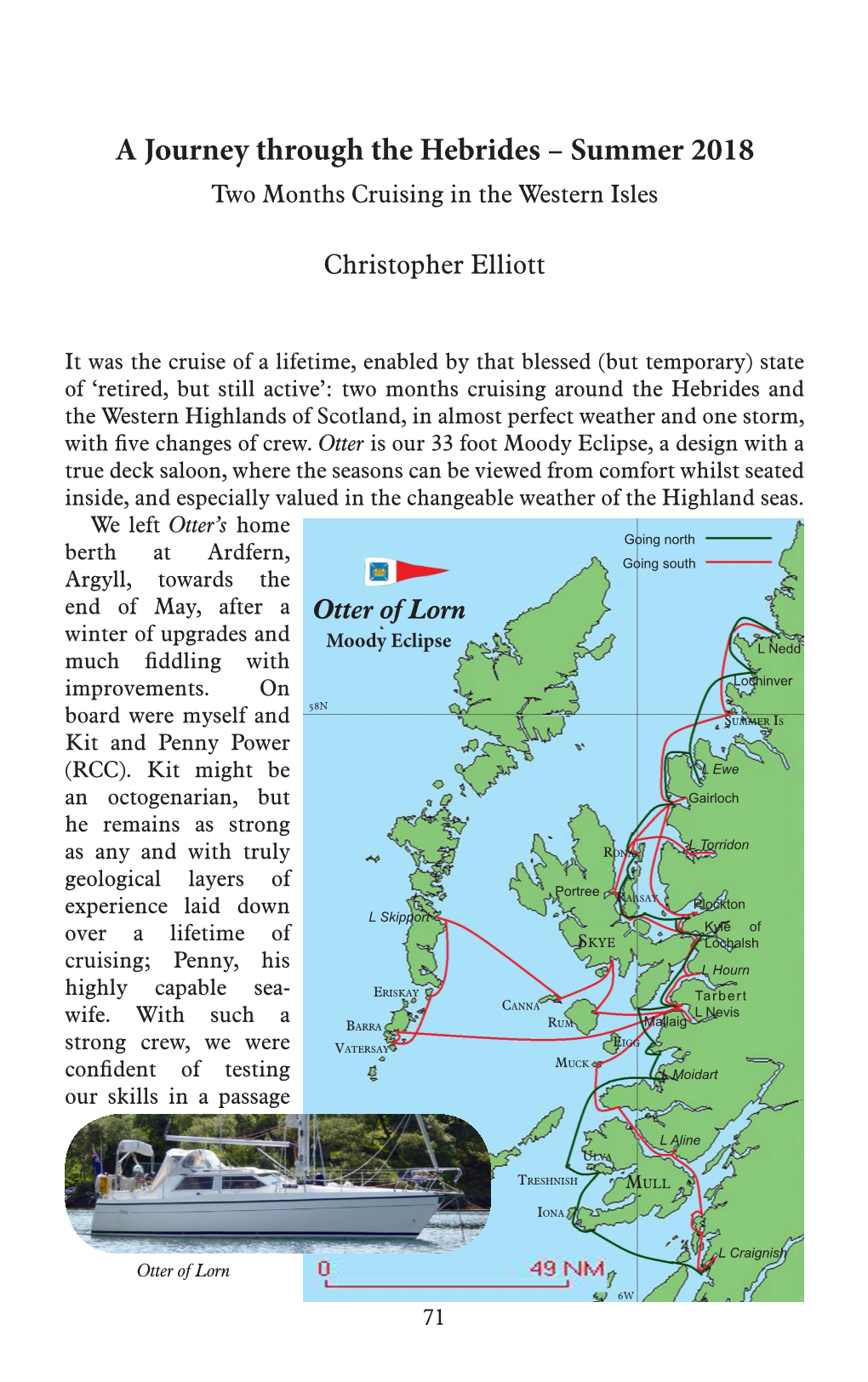 A Journey Through the Hebrides – Summer 2018 Two Months Cruising in the Western Isles