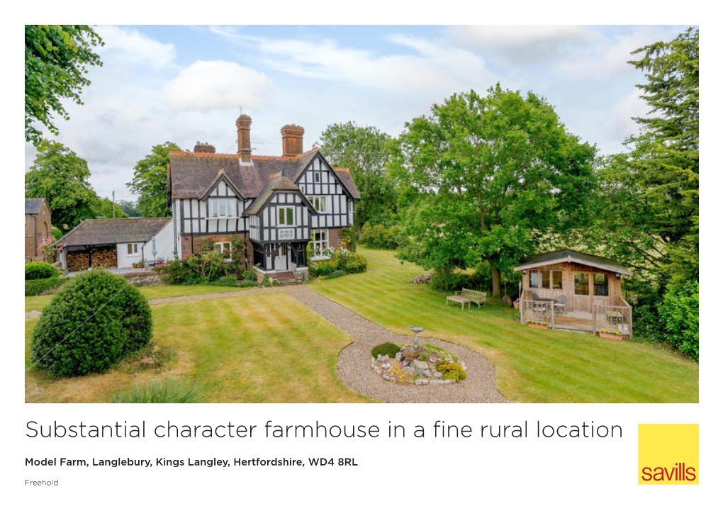 Substantial Character Farmhouse in a Fine Rural Location