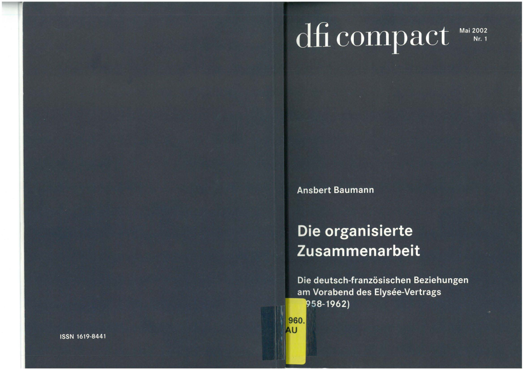 Dfi Compact Nr. 1 Als Pdf-Datei