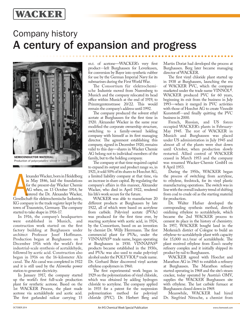 A Century of Expansion and Progress