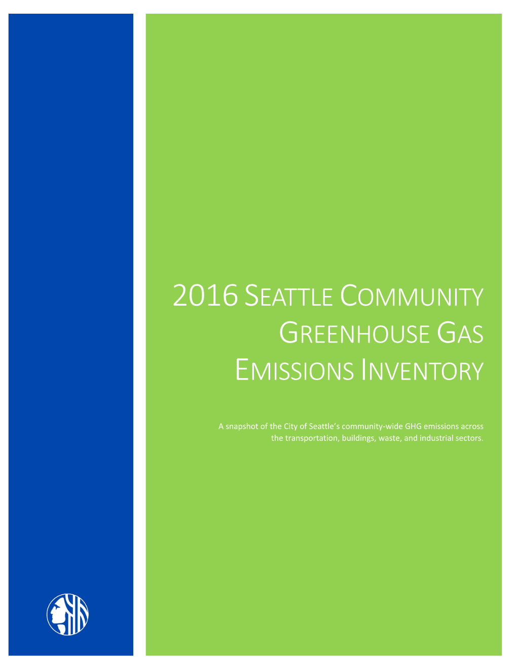 2016Seattle Community Greenhouse Gas Emissions Inventory