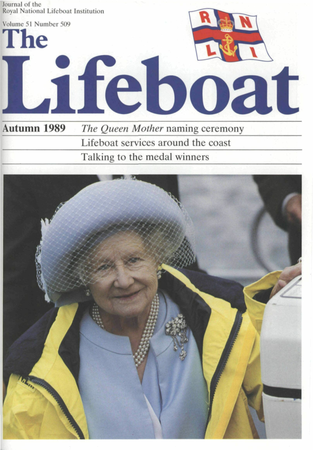 Autumn 1989 the Queen Mother Naming Ceremony Lifeboat