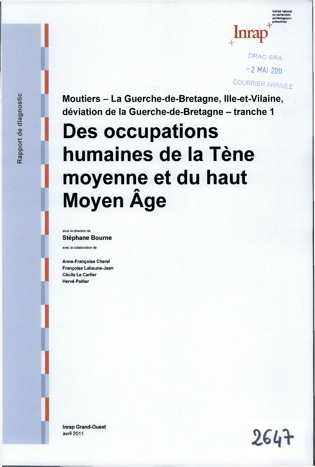 MOUTIERS, LA GUERCHE DE BRETAGNE (35). Déviation De La