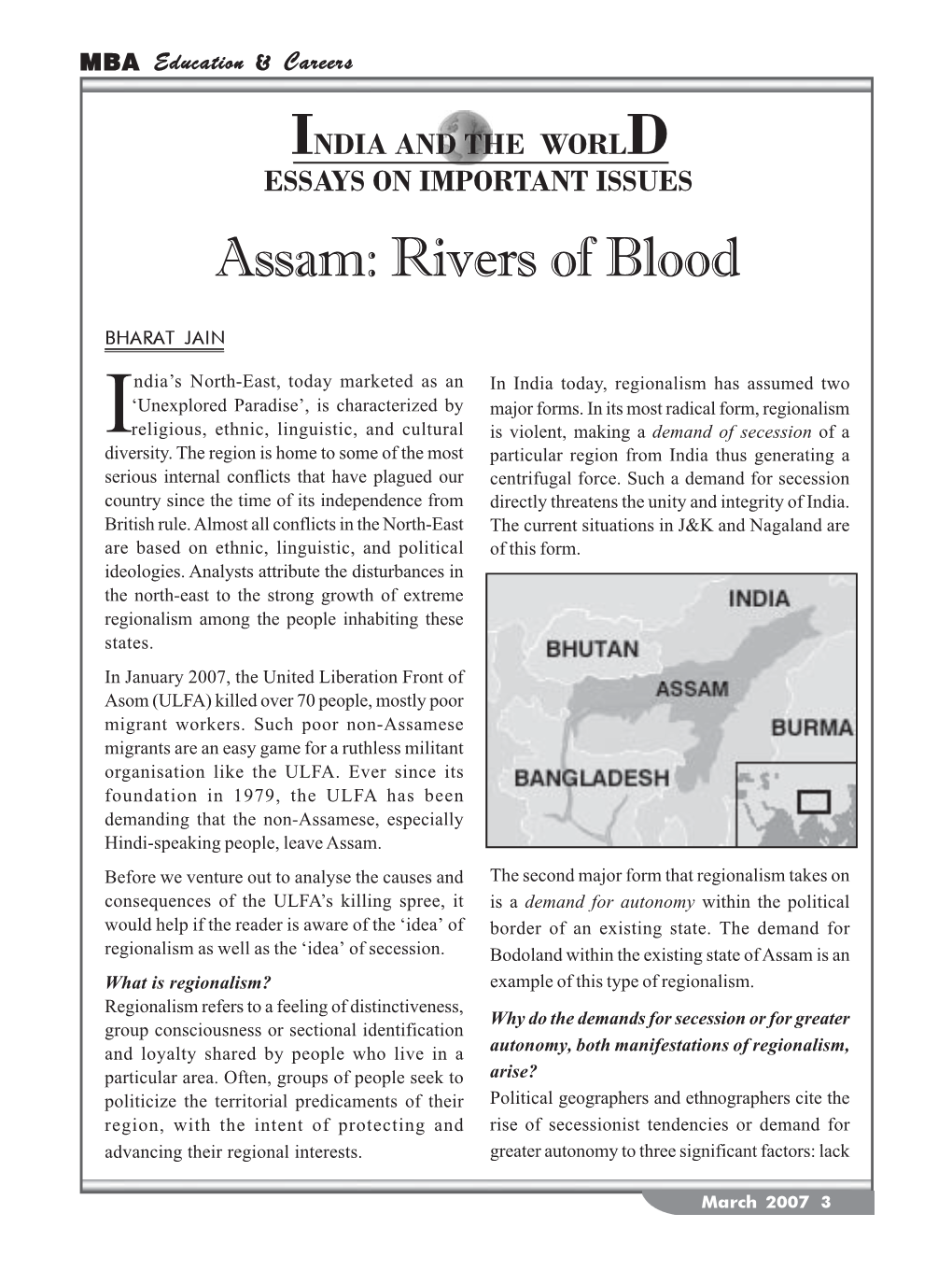 Assam: Rivers of Blood