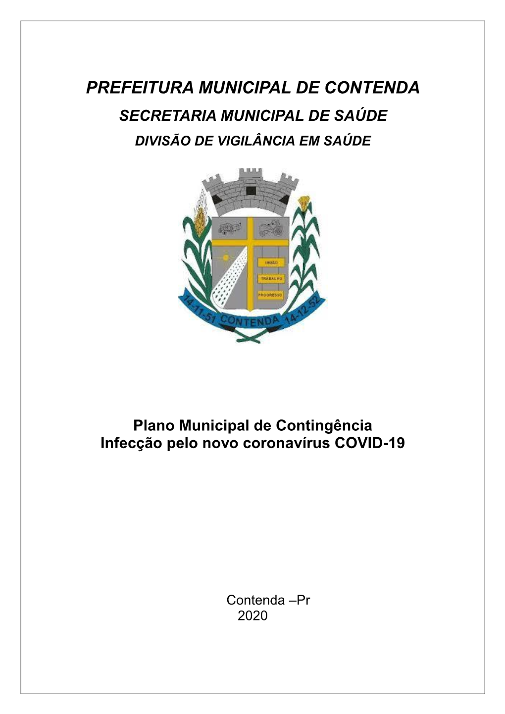 Plano De Contingência Municipal