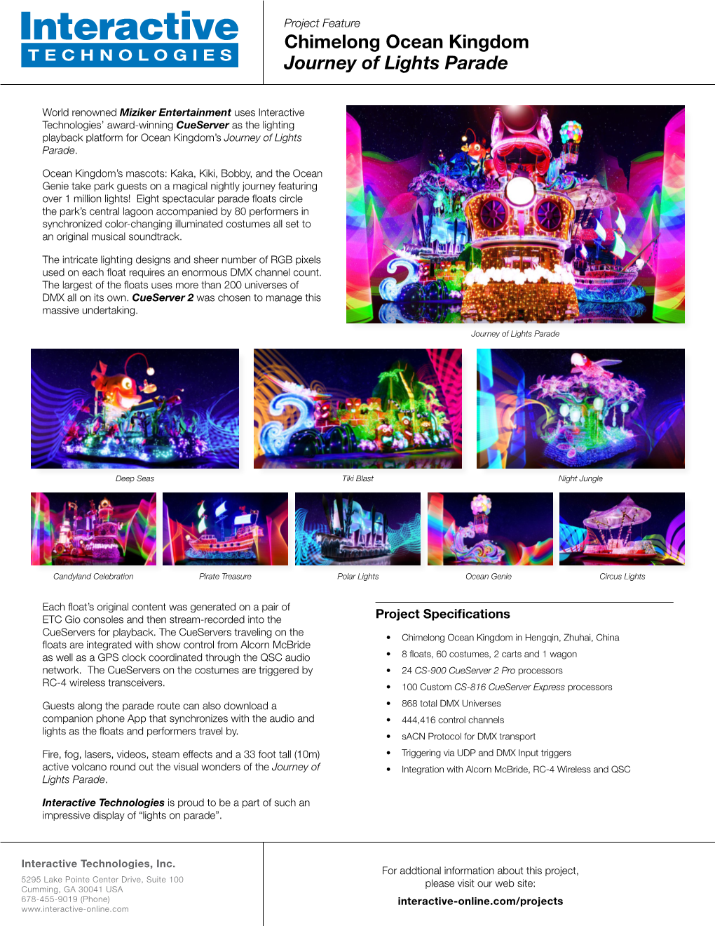 Chimelong Ocean Kingdom Journey of Lights Parade