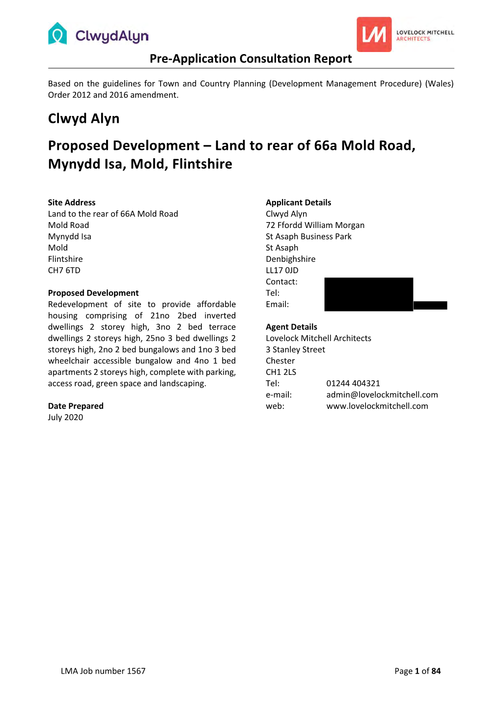 Land to Rear of 66A Mold Road, Mynydd Isa, Mold, Flintshire