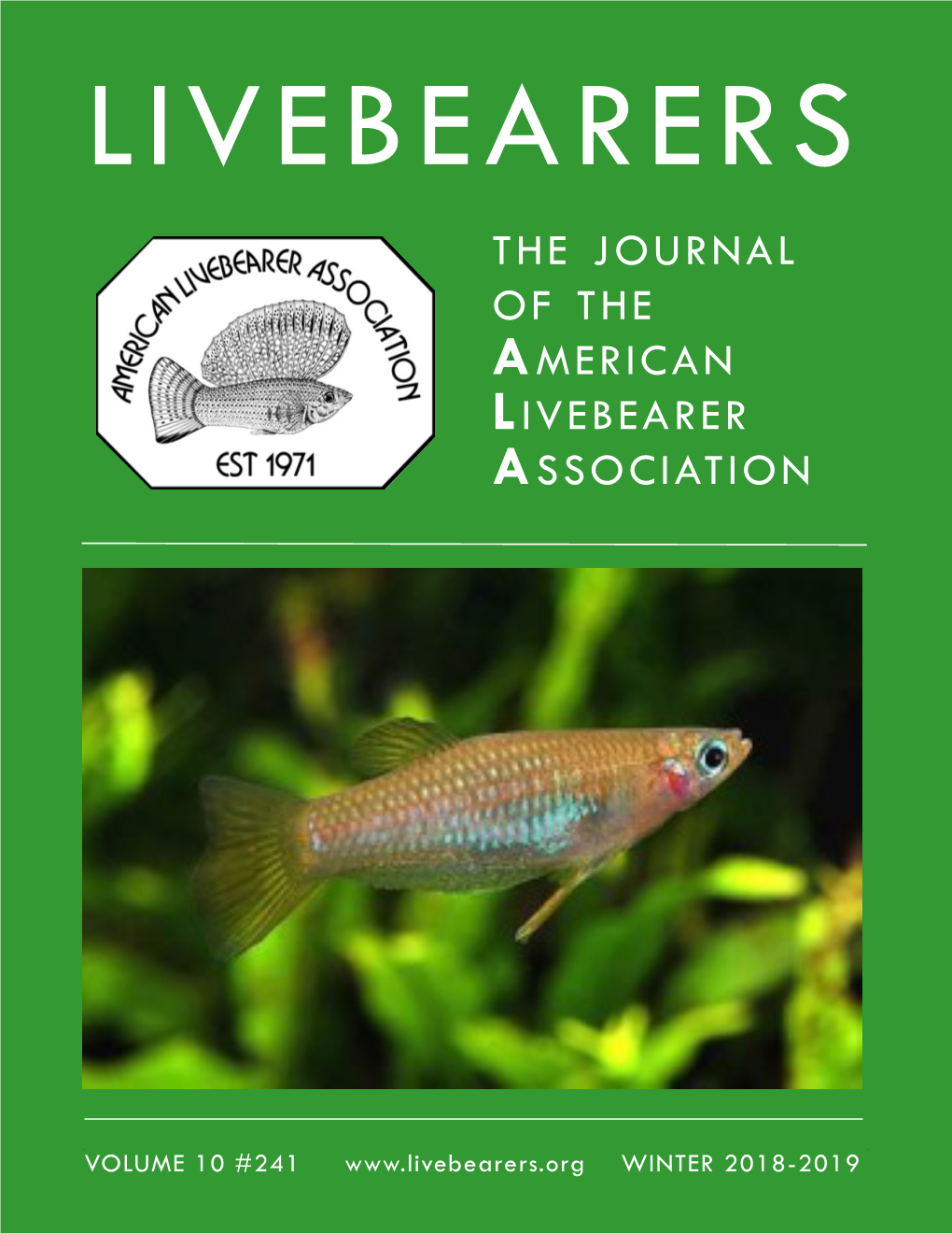 The Journal of the American Livebearer Association