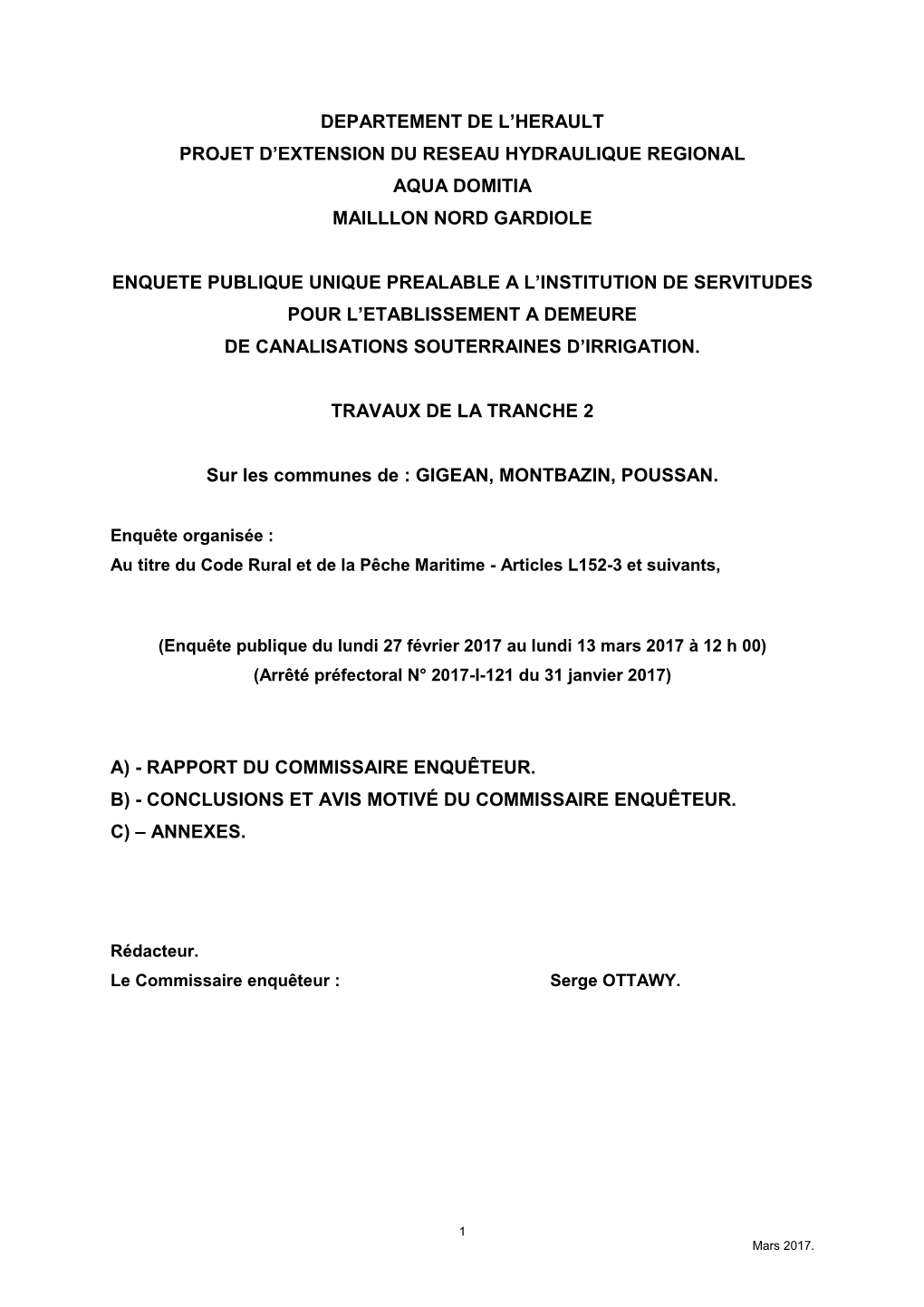 Departement De L'herault Projet D'extension Du