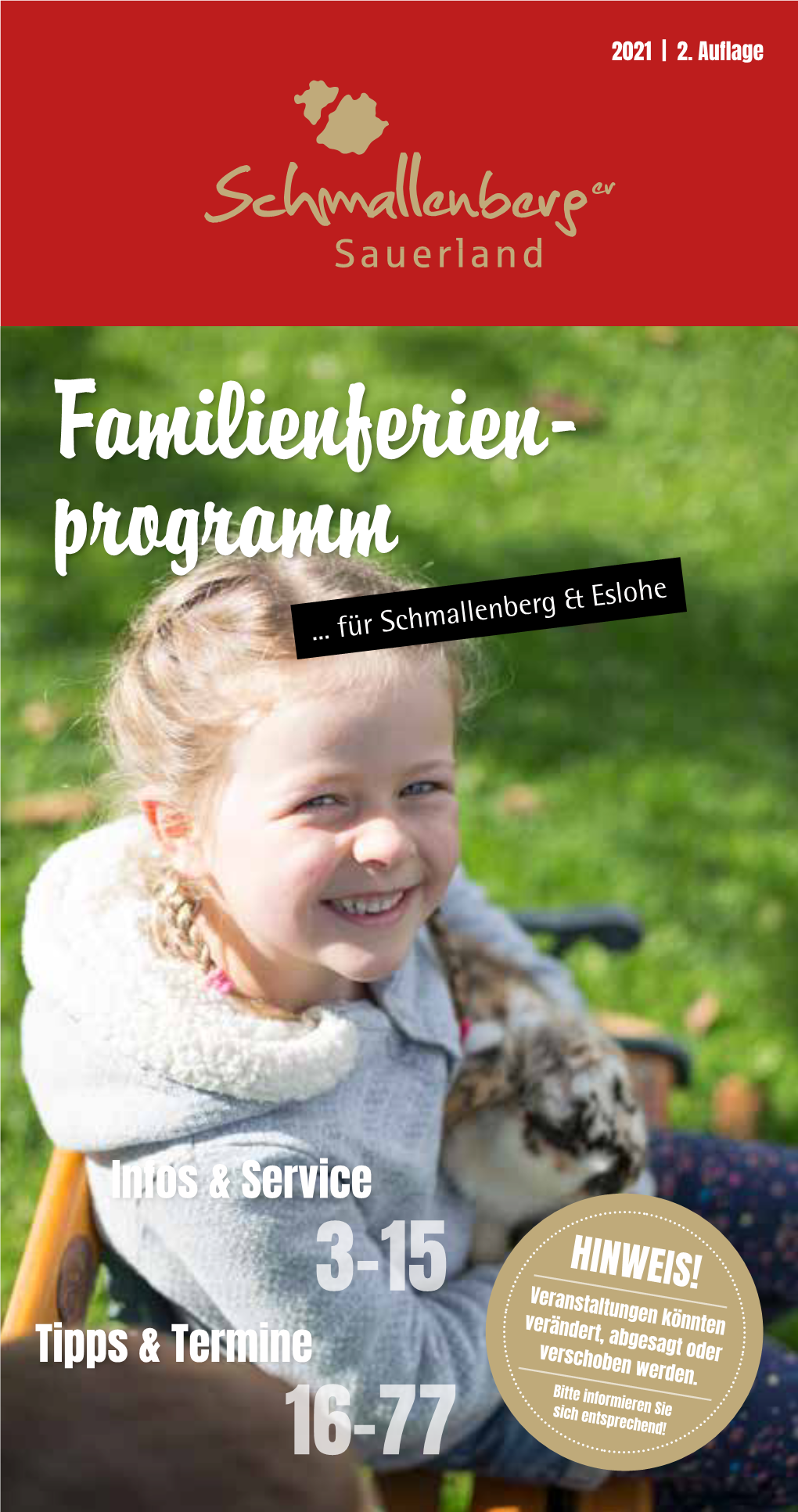 Familienferien- Programm