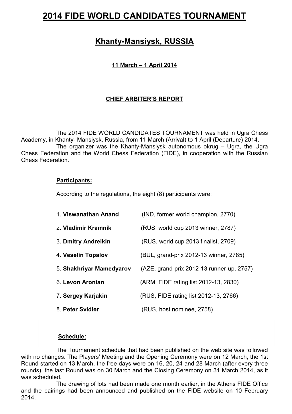 World Chess Championship 2004