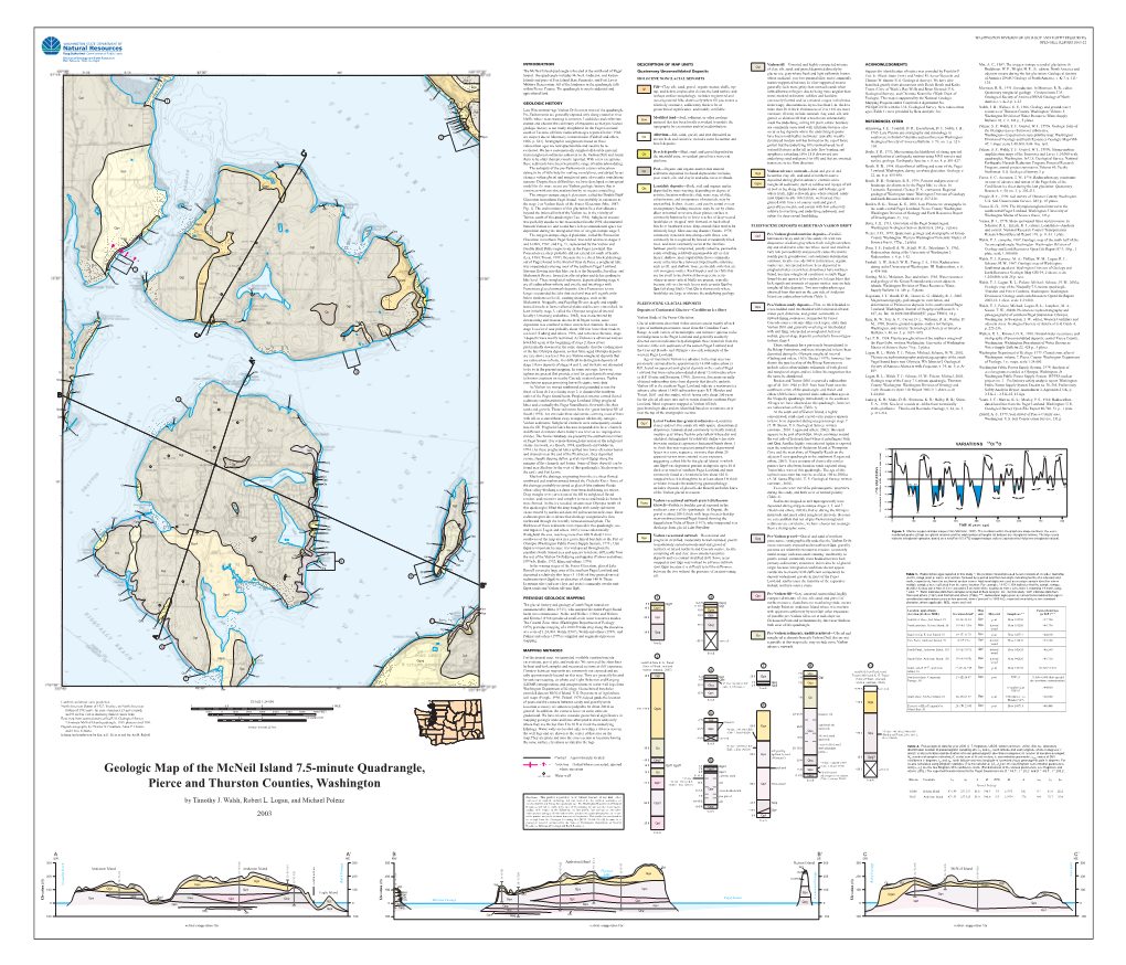 OFR 2003-22, Geologic Map of the Mcneil Island 7.5