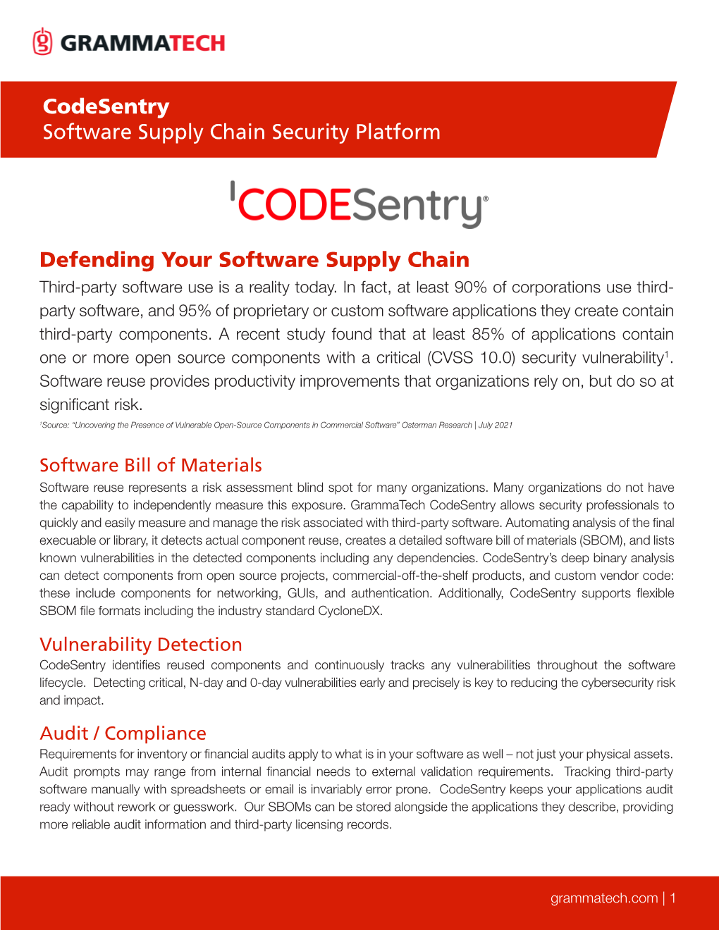 Codesentry Software Supply Chain Security Platform Defending Your