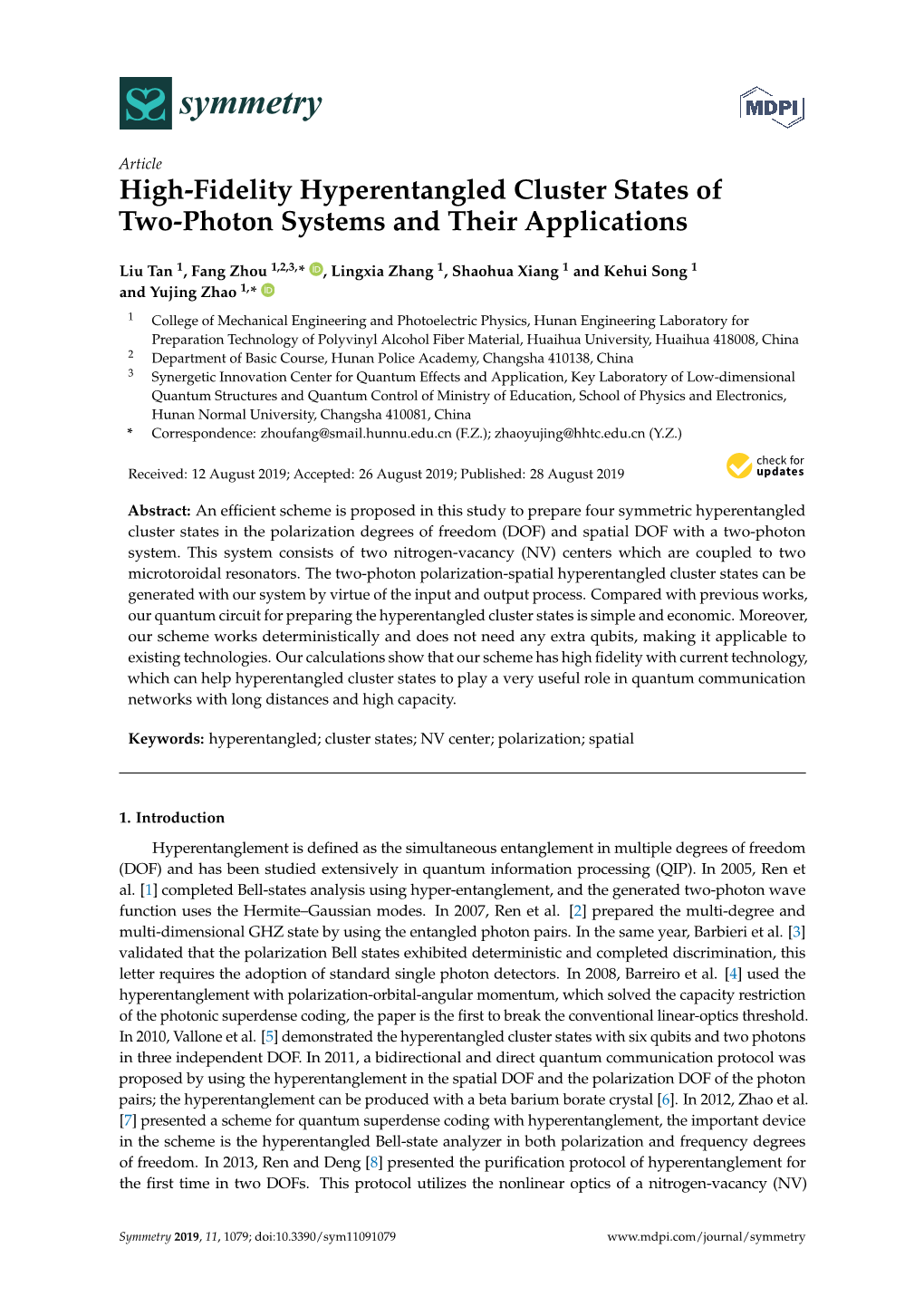 High-Fidelity Hyperentangled Cluster States of Two-Photon Systems and Their Applications