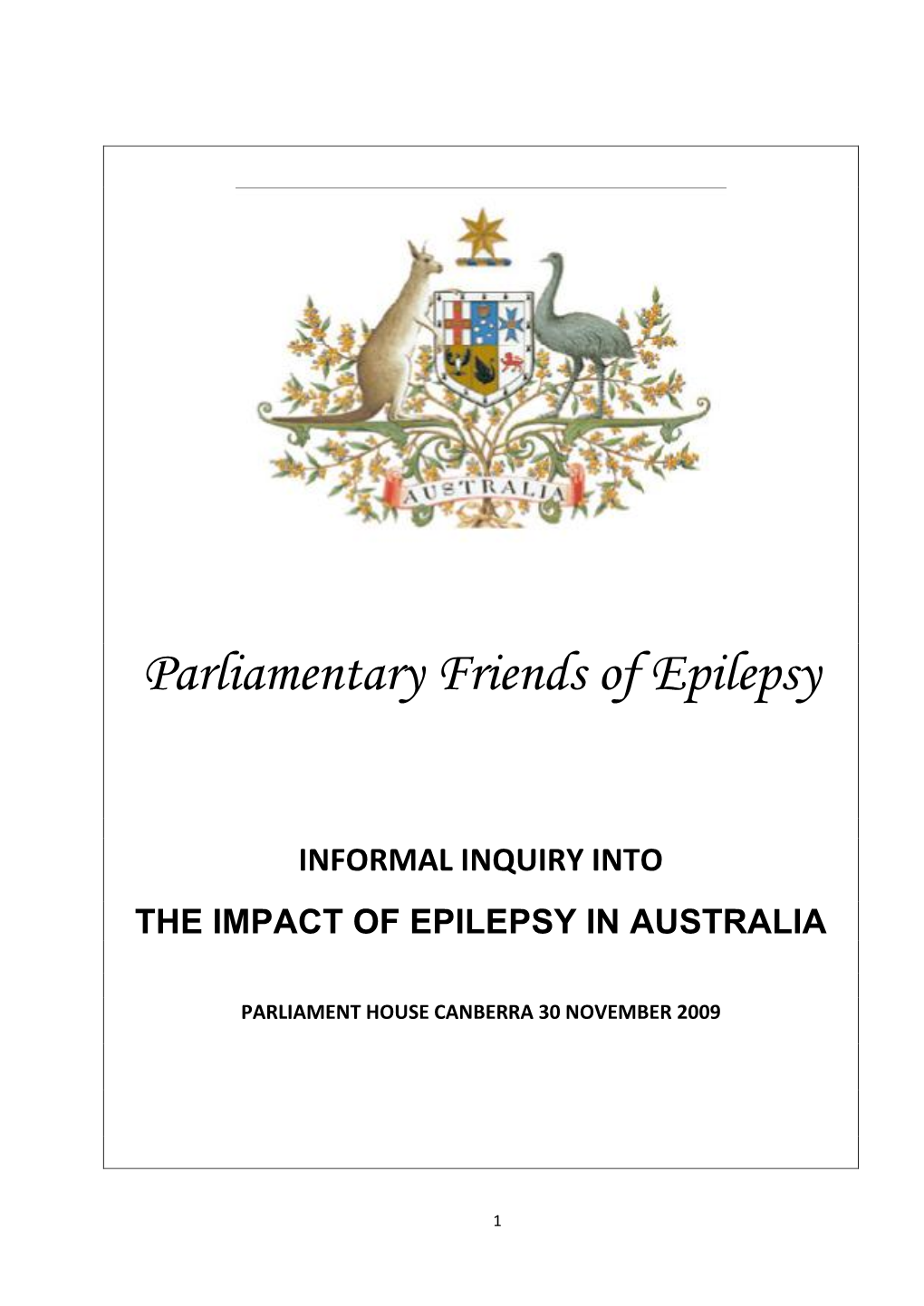 Parliamentary Friends of Epilepsy