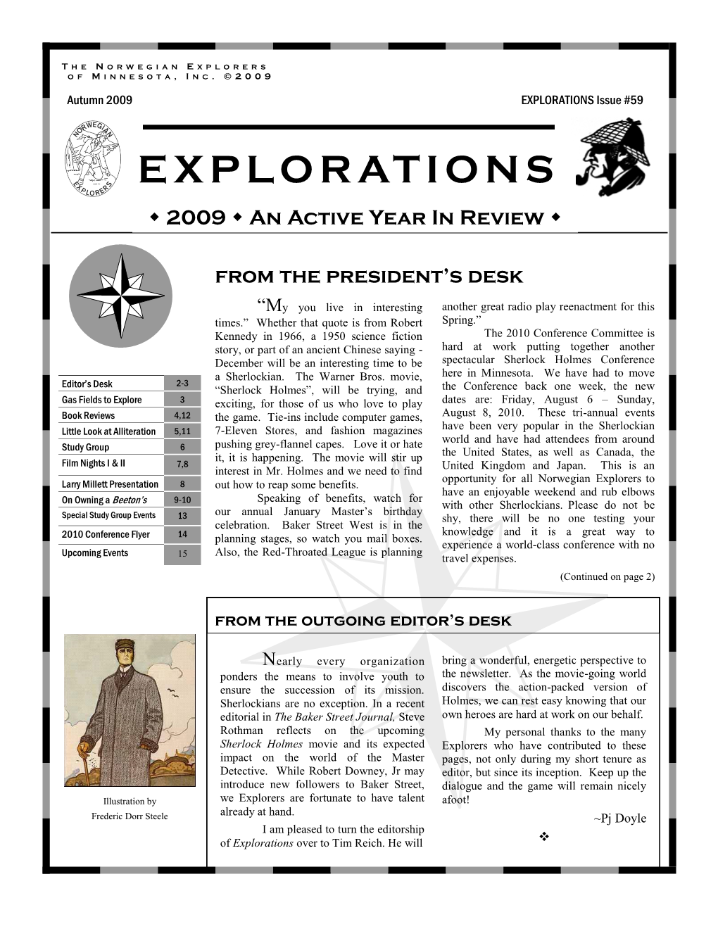 EXPLORATIONS Issue #59 EXPLORATIONS