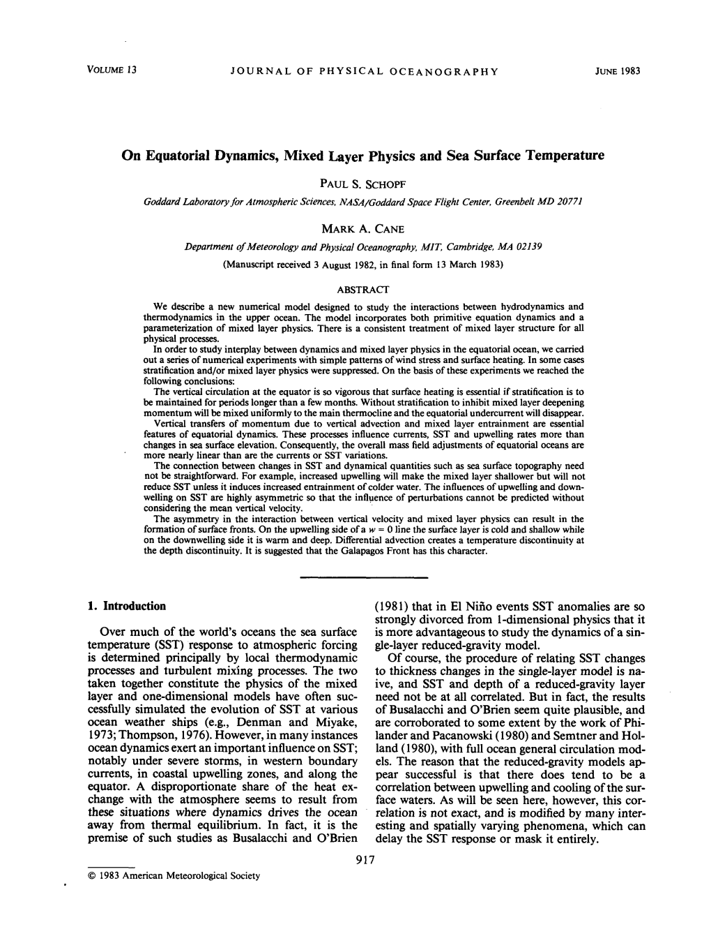 On Equatorial Dynamics, Mixed Layer Physics and Sea Surface Temperature