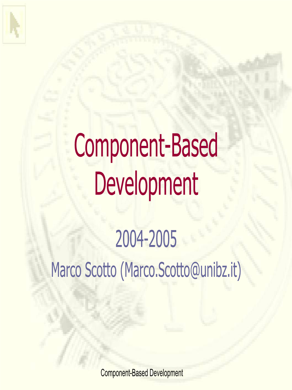 Component-Based Development