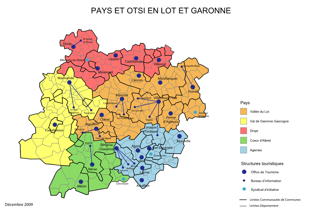 Cartes Du Lot Et Garonne