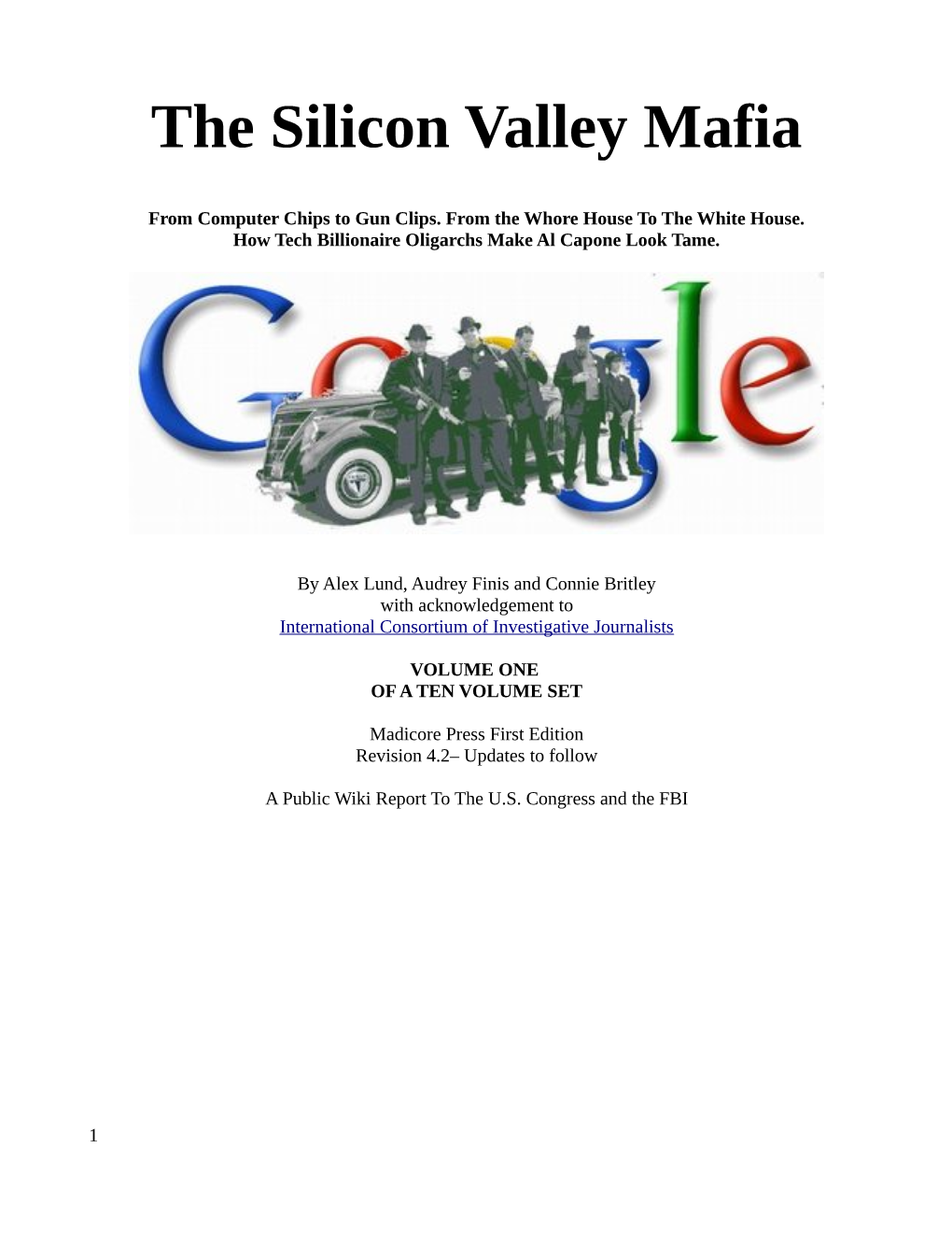 The Silicon Valley Mafia