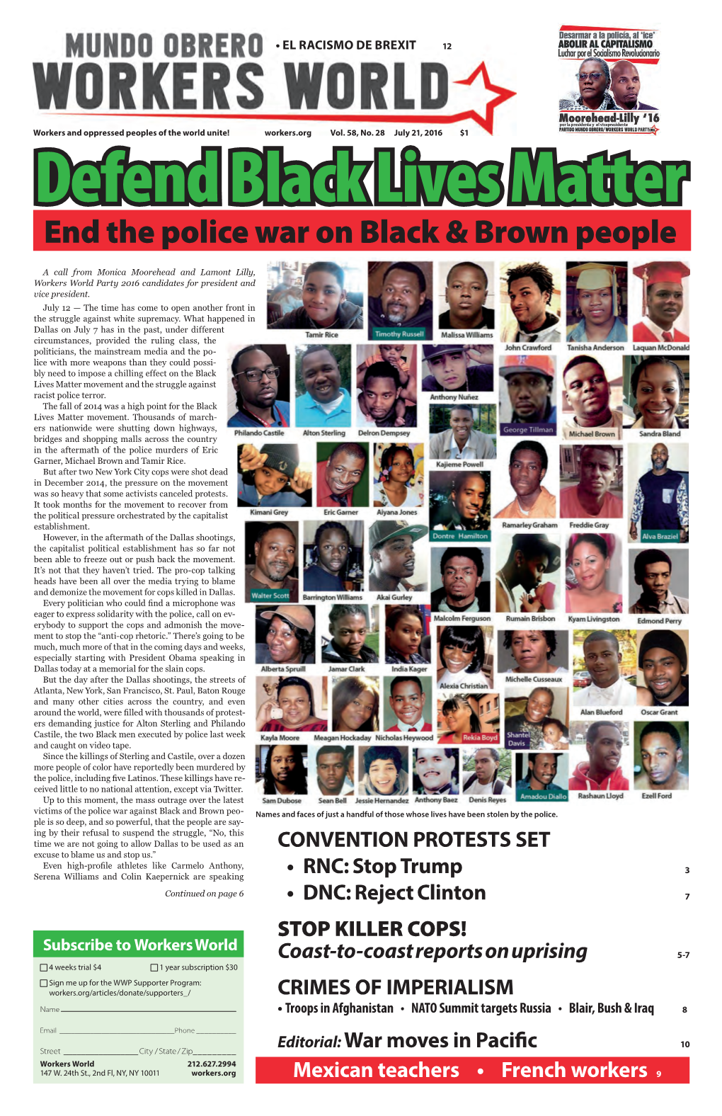 End the Police War on Black & Brown People