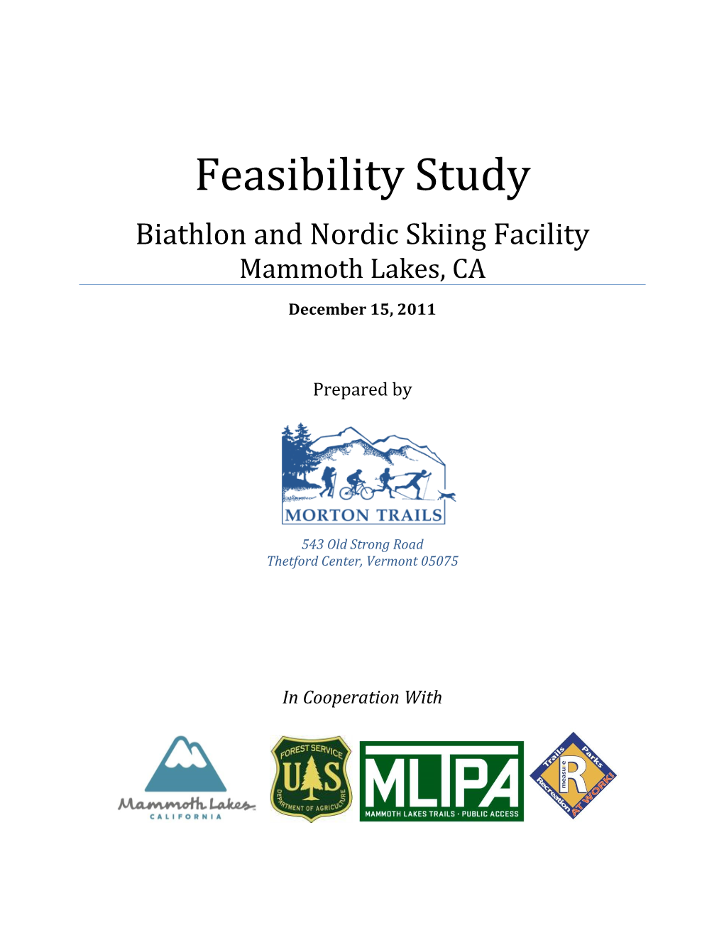 Biathlon & Nordic Facility Feasibility Study