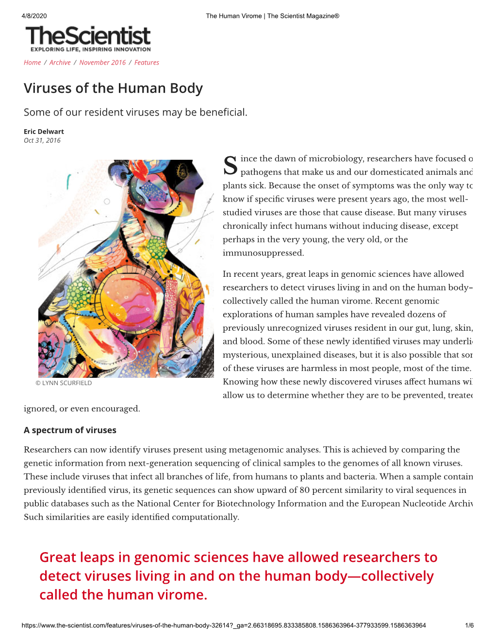 Human Virome | the Scientist Magazine®