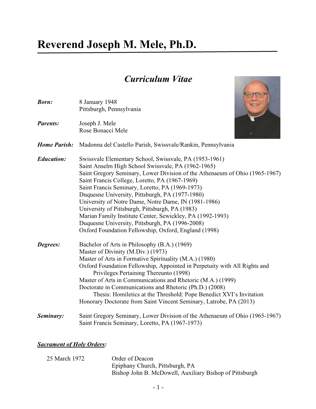 PDF of Curriculum Vitae