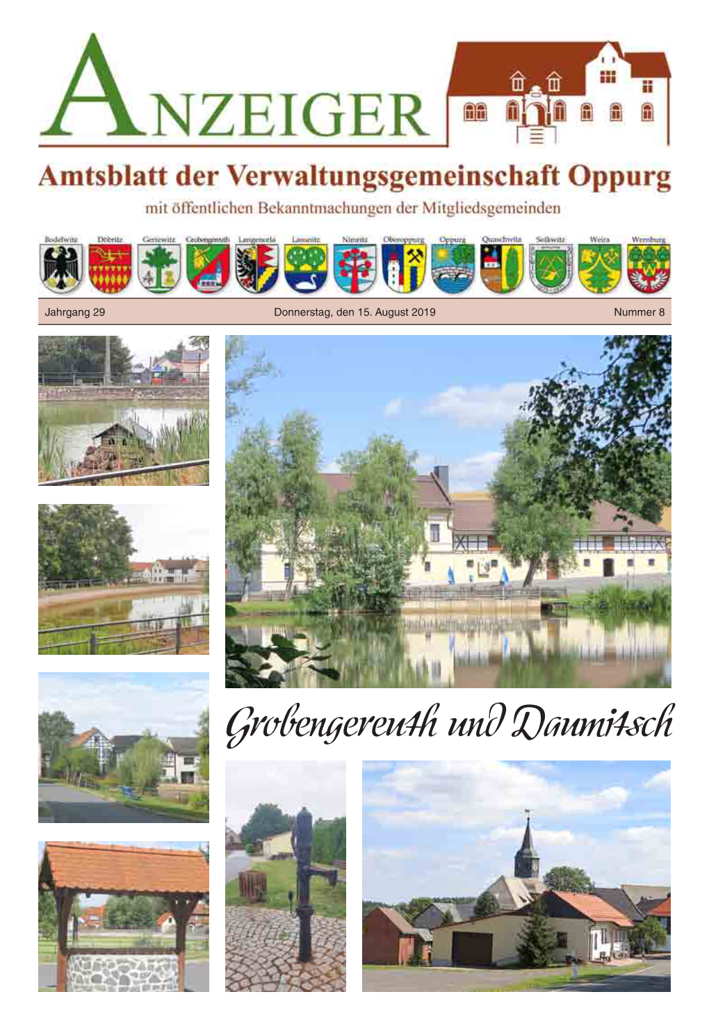 Grobengereuth Und Daumitsch Oppurg - 2 - Nr