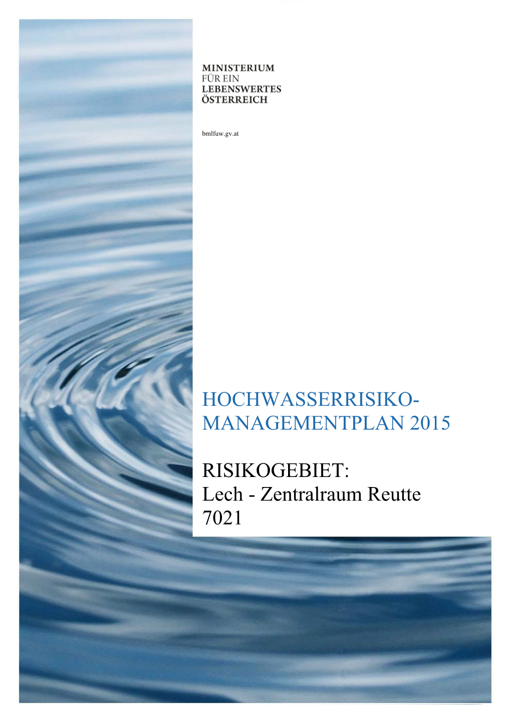 Hochwasserrisiko- Managementplan 2015