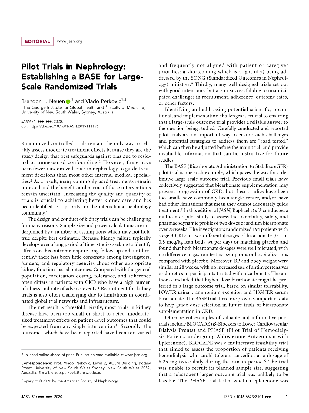 Establishing a BASE for Large-Scale Randomized Trials