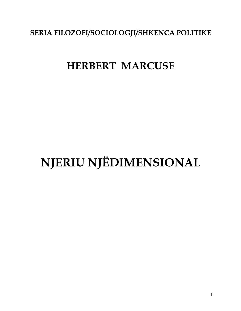 Herbert Marcuse